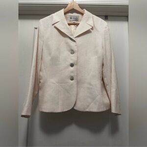 🌻 Cream EXCLUSIVELY FOR DILLARDS BY KASPER 4 Button Blazer - Size 14P